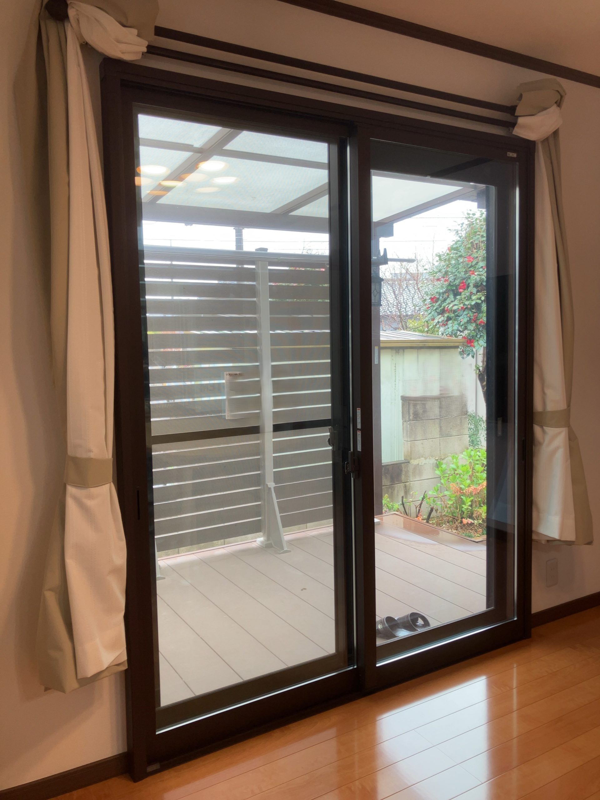 １Fリビング南　施工後