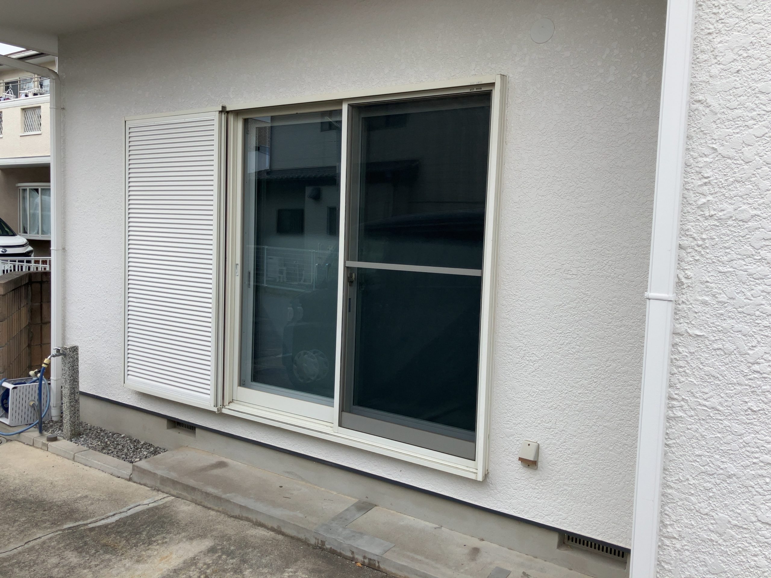 テラス囲い施工前